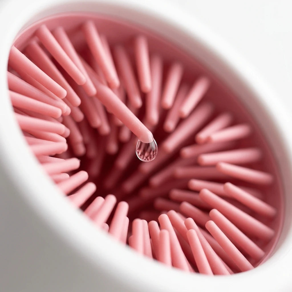 PawClean Silicone Pet Foot Washer: Gentle Care, Spotless Floors!