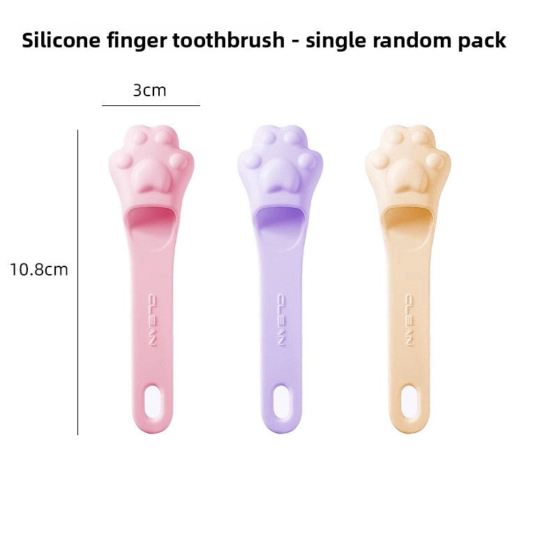 GentleCare Silicone Pet Toothbrush: Gentle Touch, Healthy Mouths!