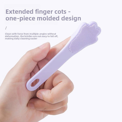 GentleCare Silicone Pet Toothbrush: Gentle Touch, Healthy Mouths!