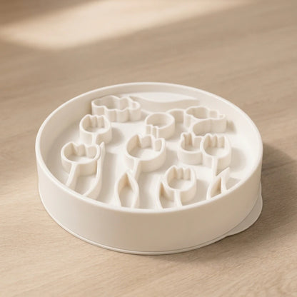 Tulip Slow Feeder Bowl: Joyful, Healthy Meals for Fast Eaters!