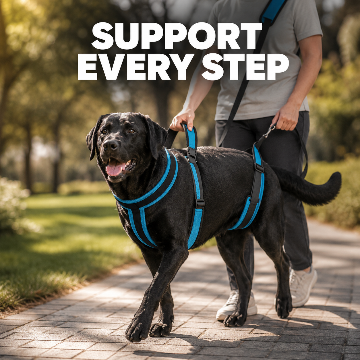 SafeStride Dog Support Harness: Gentle Support, Joyful Strides!