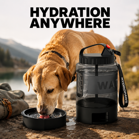 HydroPaws Portable Dog Water Bottle: Fresh Sips, Joyful Trips!