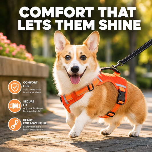 ComfortFit Vest Harness: Adventure-Ready Joy for Every Walk!