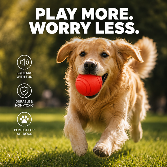The Unstoppable Squeaky Ball: Endless Fun for Your Best Friend!
