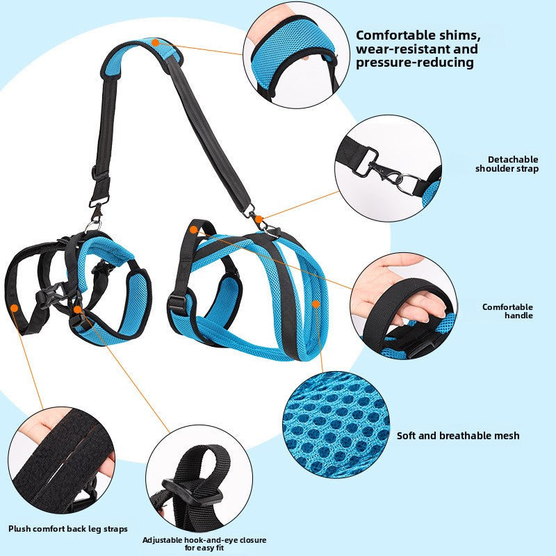 SafeStride Dog Support Harness: Gentle Support, Joyful Strides!